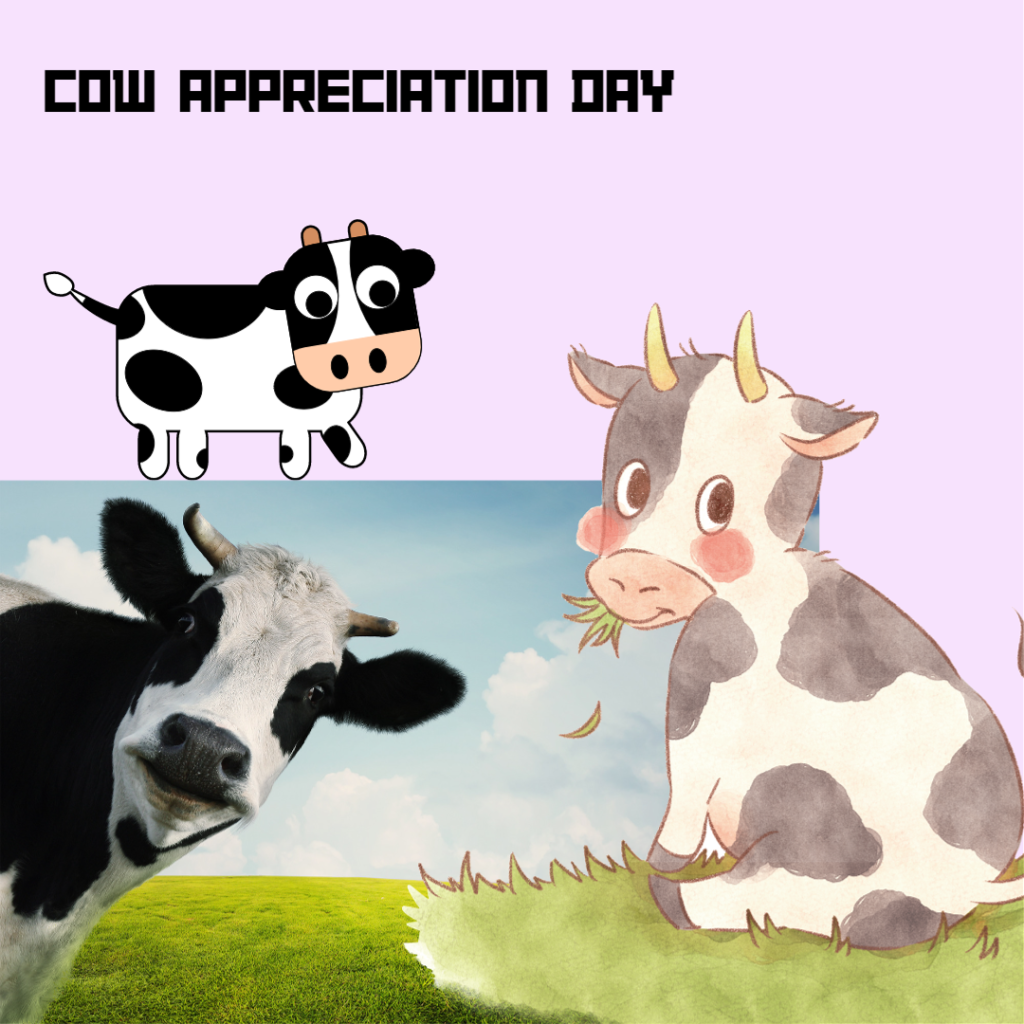 July 11th 2023 National Cow Appreciation Day Children's Spot