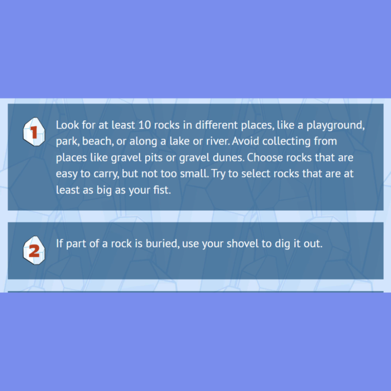 START A ROCK COLLECTION (3)